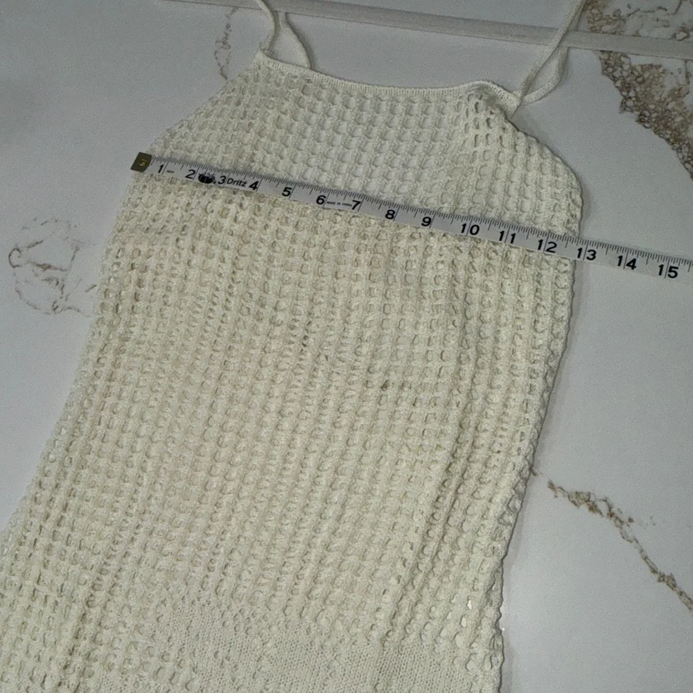 Tiger Mist Ivory Crochet Dress | M - Picture 5 of 7